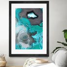 Turquoise by GI ArtLab on GIANT ART - white abstract