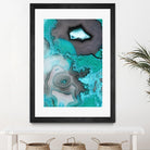 Turquoise by GI ArtLab on GIANT ART - white abstract