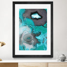Turquoise by GI ArtLab on GIANT ART - white abstract