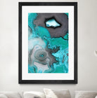 Turquoise by GI ArtLab on GIANT ART - white abstract