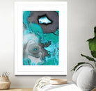 Turquoise by GI ArtLab on GIANT ART - white abstract