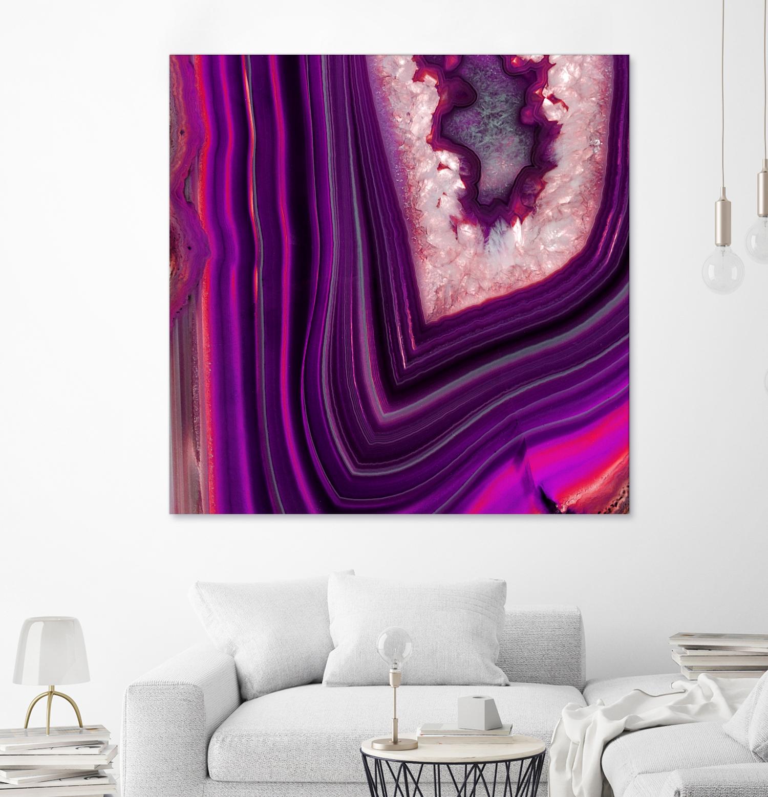 Saturn Geode by GI ArtLab on GIANT ART - white abstract