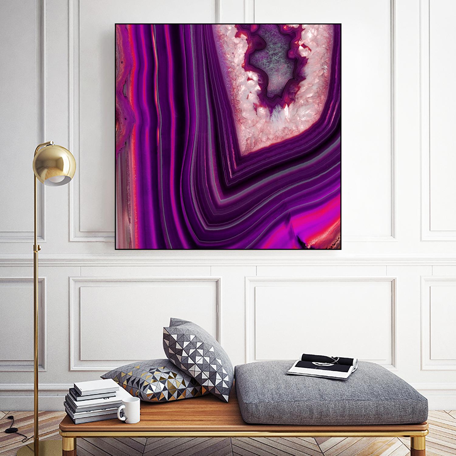 Saturn Geode by GI ArtLab on GIANT ART - white abstract
