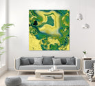 Mineral Rings Geode by GI ArtLab on GIANT ART - green abstract