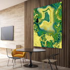 Mineral Rings Geode by GI ArtLab on GIANT ART - green abstract