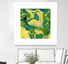 Mineral Rings Geode by GI ArtLab on GIANT ART - green abstract