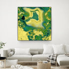 Mineral Rings Geode by GI ArtLab on GIANT ART - green abstract