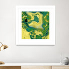 Mineral Rings Geode by GI ArtLab on GIANT ART - green abstract