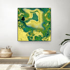 Mineral Rings Geode by GI ArtLab on GIANT ART - green abstract