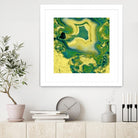 Mineral Rings Geode by GI ArtLab on GIANT ART - green abstract