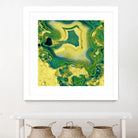 Mineral Rings Geode by GI ArtLab on GIANT ART - green abstract