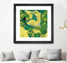 Mineral Rings Geode by GI ArtLab on GIANT ART - green abstract