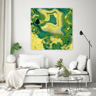 Mineral Rings Geode by GI ArtLab on GIANT ART - green abstract
