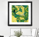 Mineral Rings Geode by GI ArtLab on GIANT ART - green abstract