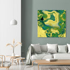 Mineral Rings Geode by GI ArtLab on GIANT ART - green abstract