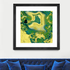 Mineral Rings Geode by GI ArtLab on GIANT ART - green abstract