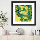 Mineral Rings Geode by GI ArtLab on GIANT ART - green abstract