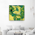 Mineral Rings Geode by GI ArtLab on GIANT ART - green abstract
