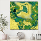 Mineral Rings Geode by GI ArtLab on GIANT ART - green abstract