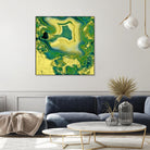 Mineral Rings Geode by GI ArtLab on GIANT ART - green abstract