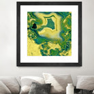 Mineral Rings Geode by GI ArtLab on GIANT ART - green abstract