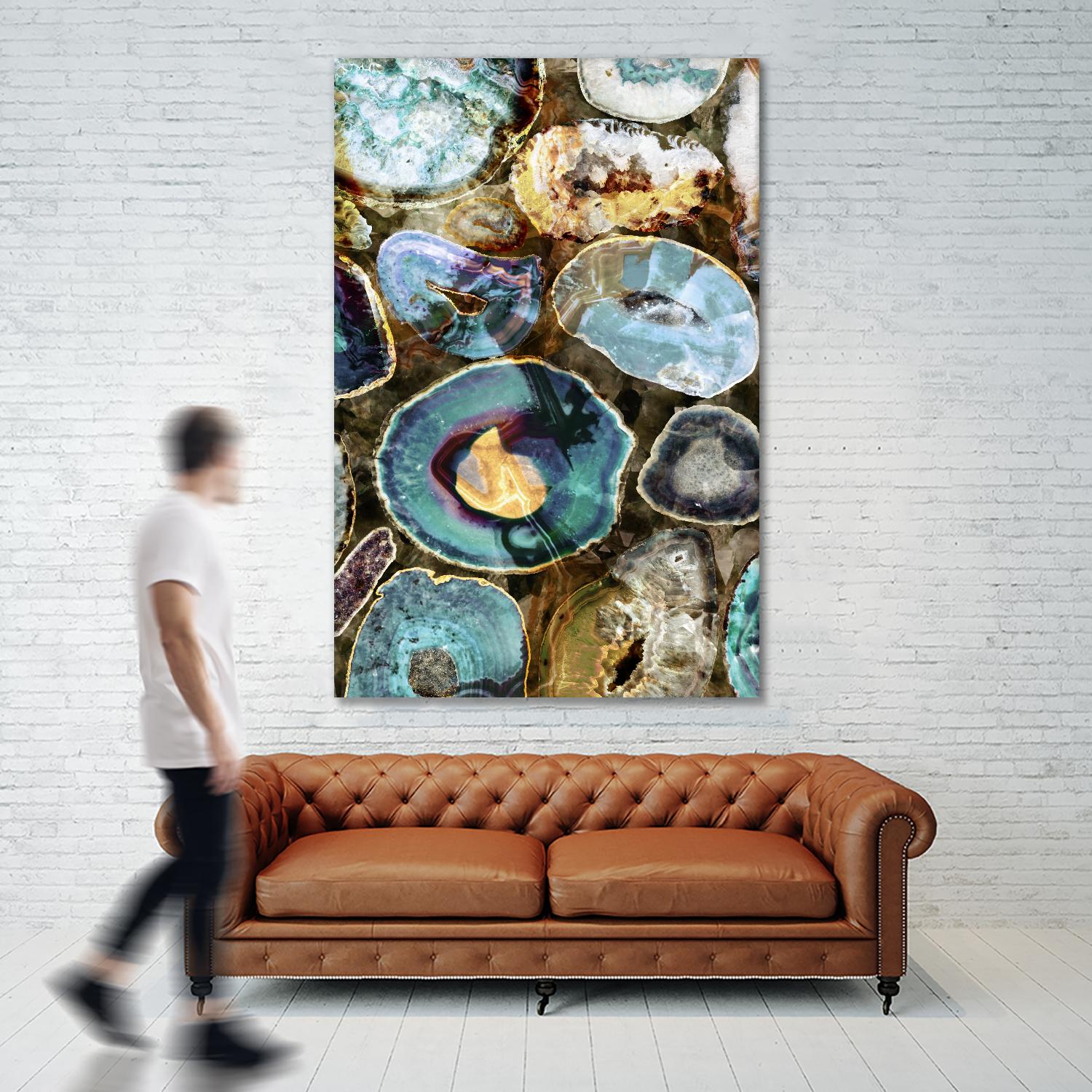 Chalcedony B by GI ArtLab on GIANT ART - brown abstract