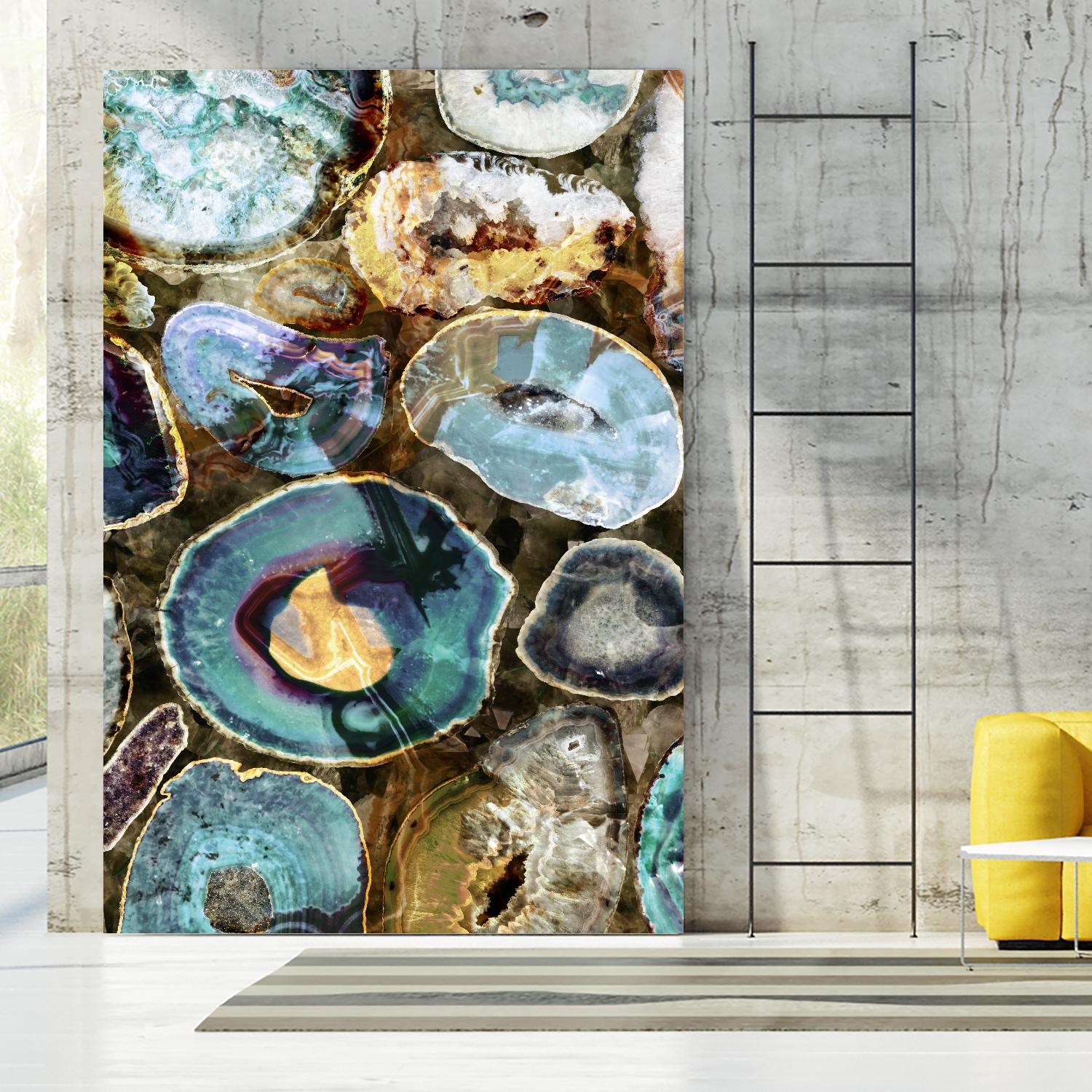 Chalcedony B by GI ArtLab on GIANT ART - brown abstract