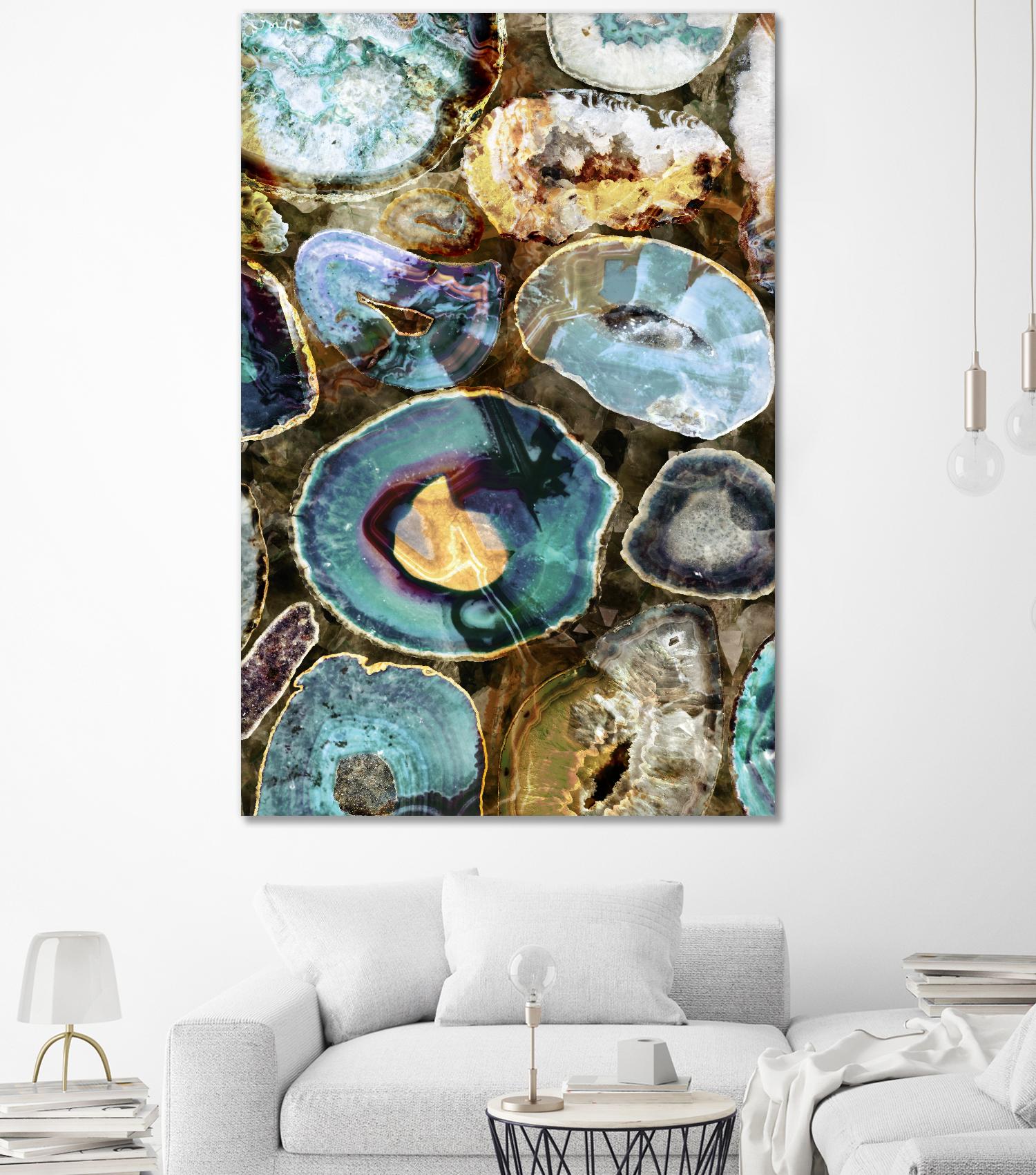 Chalcedony B by GI ArtLab on GIANT ART - brown abstract