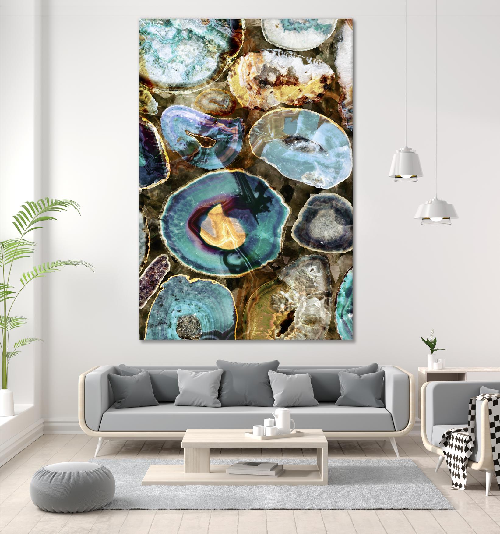 Chalcedony B by GI ArtLab on GIANT ART - brown abstract