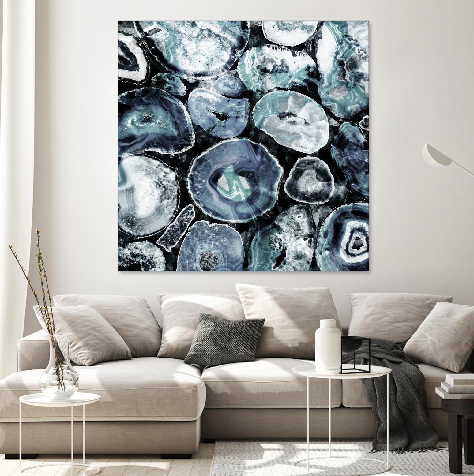 Obsidian B by GI ArtLab on GIANT ART - black abstract