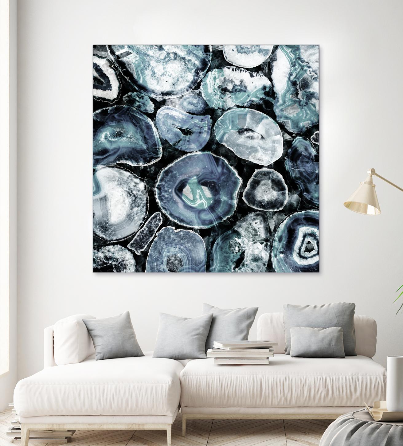 Obsidian B by GI ArtLab on GIANT ART - black abstract