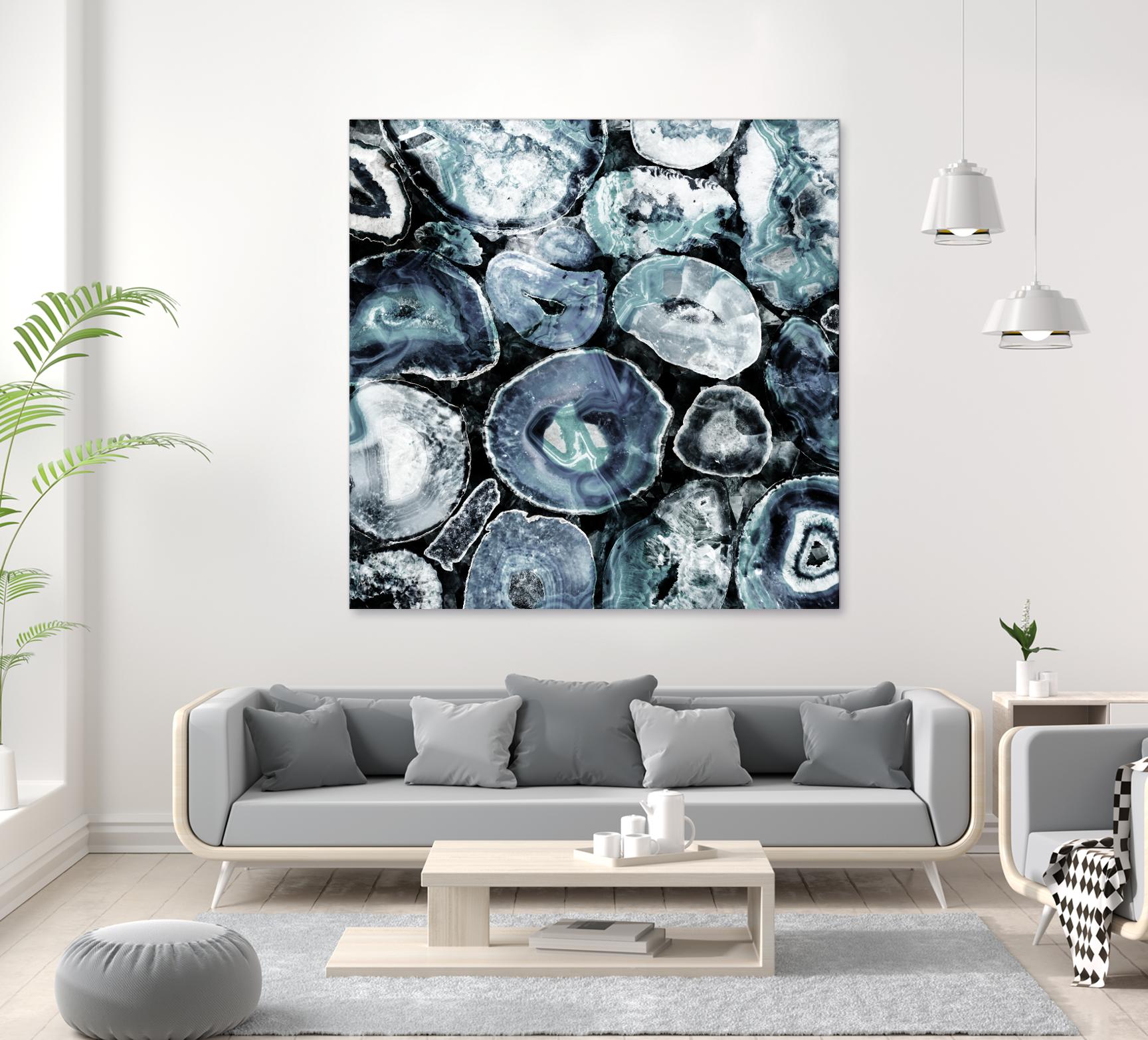 Obsidian B by GI ArtLab on GIANT ART - black abstract