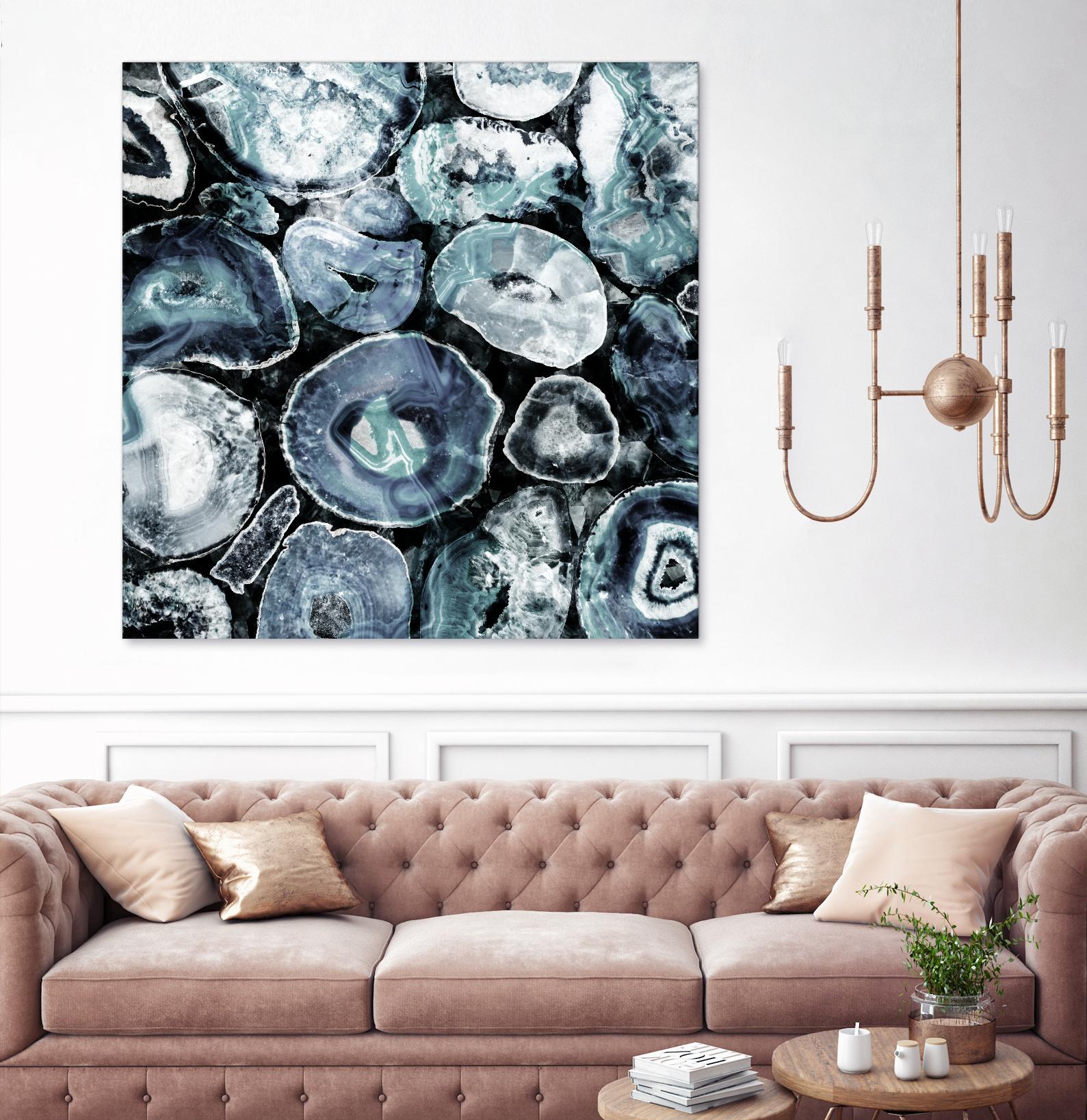 Obsidian B by GI ArtLab on GIANT ART - black abstract