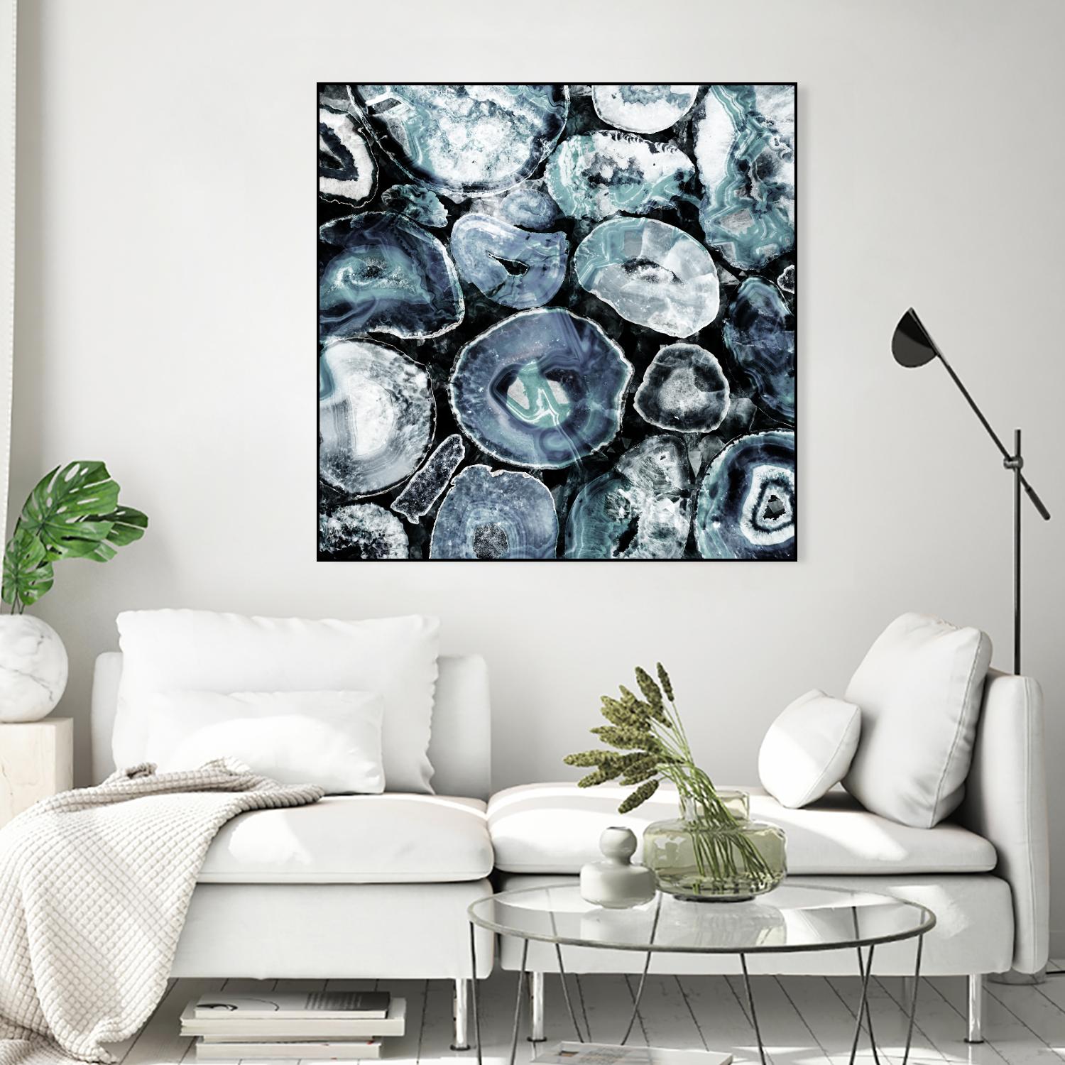 Obsidian B by GI ArtLab on GIANT ART - black abstract