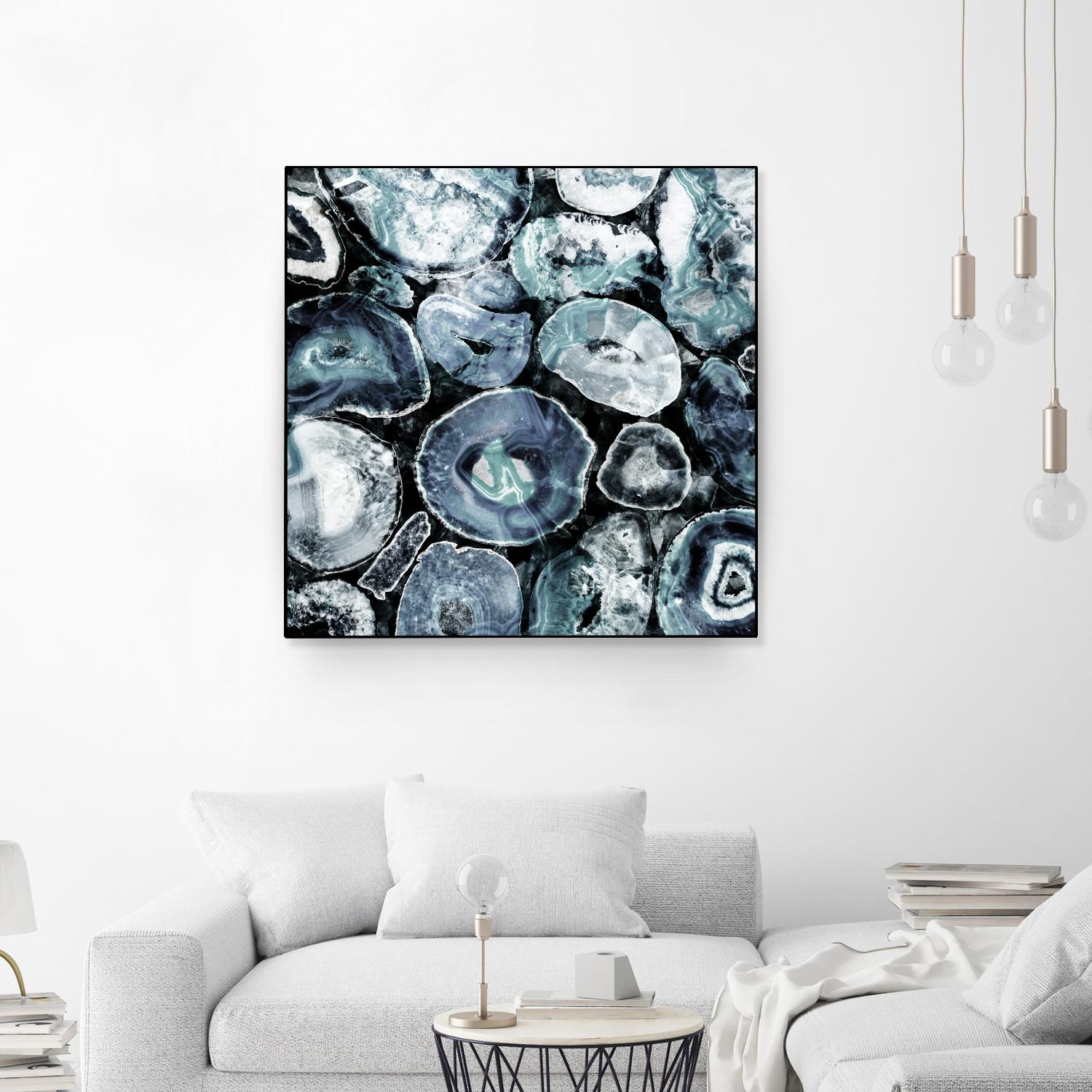 Obsidian B by GI ArtLab on GIANT ART - black abstract