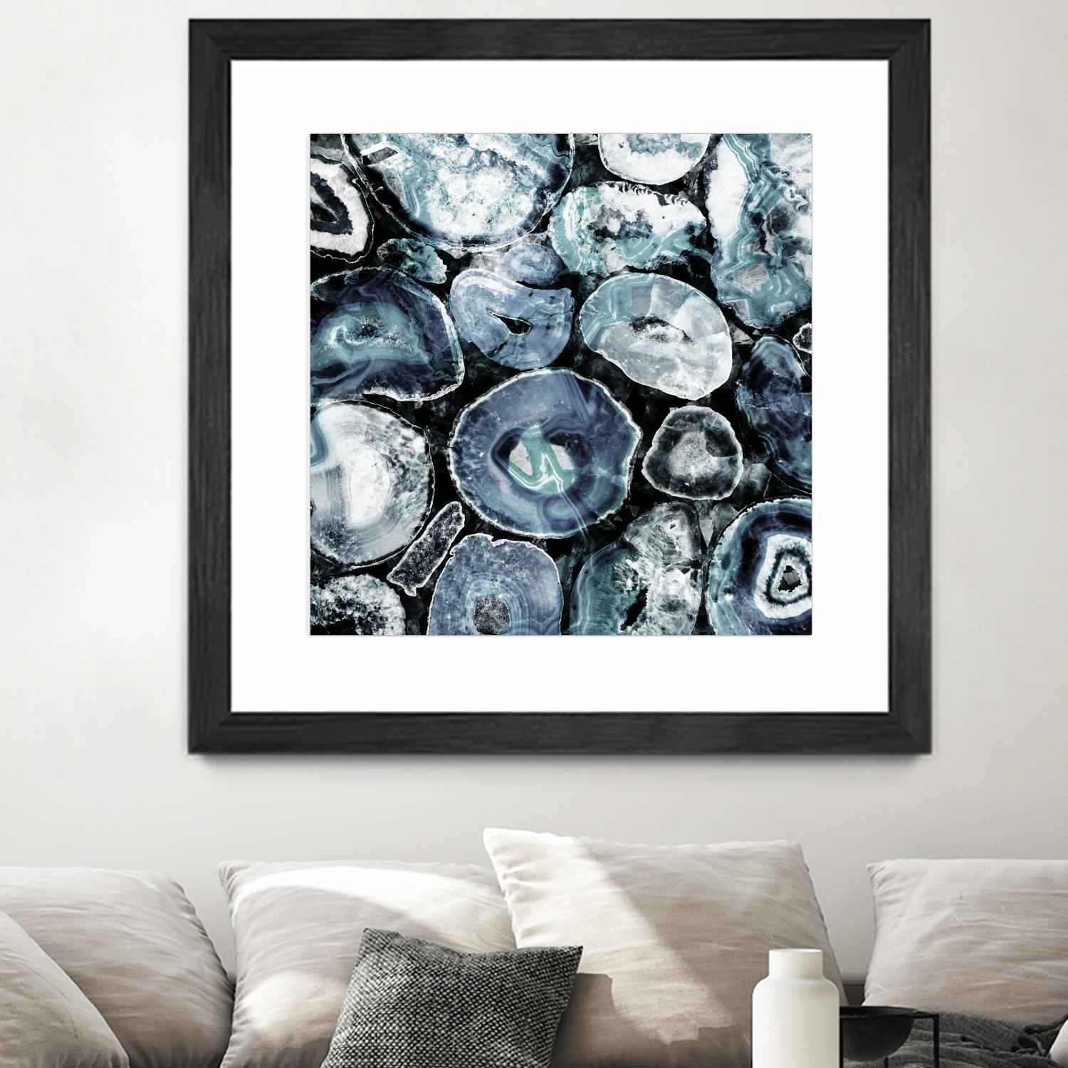 Obsidian B by GI ArtLab on GIANT ART - black abstract