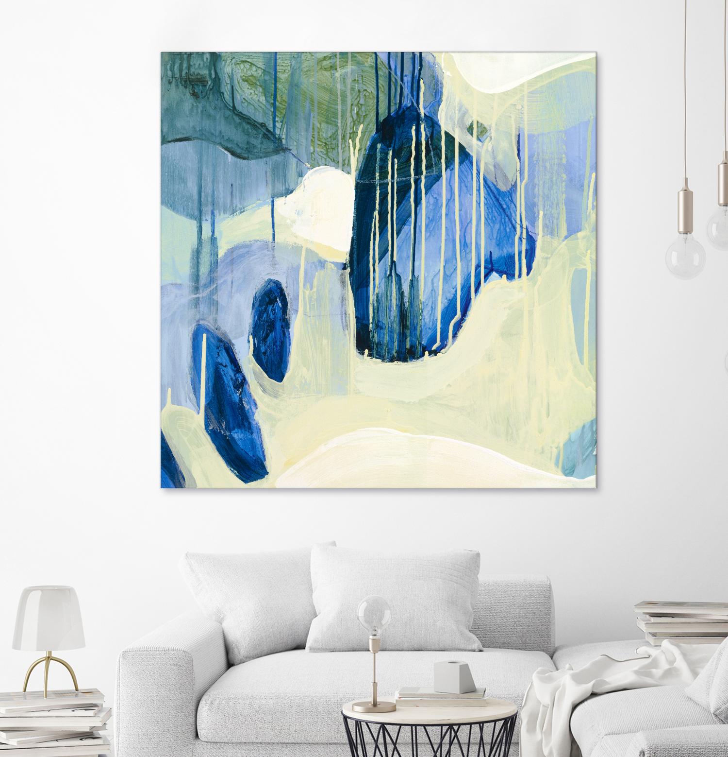 Summer Shower 1 by Glenn Allen on GIANT ART - yellow abstract