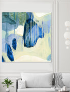 Summer Shower 1 by Glenn Allen on GIANT ART - yellow abstract