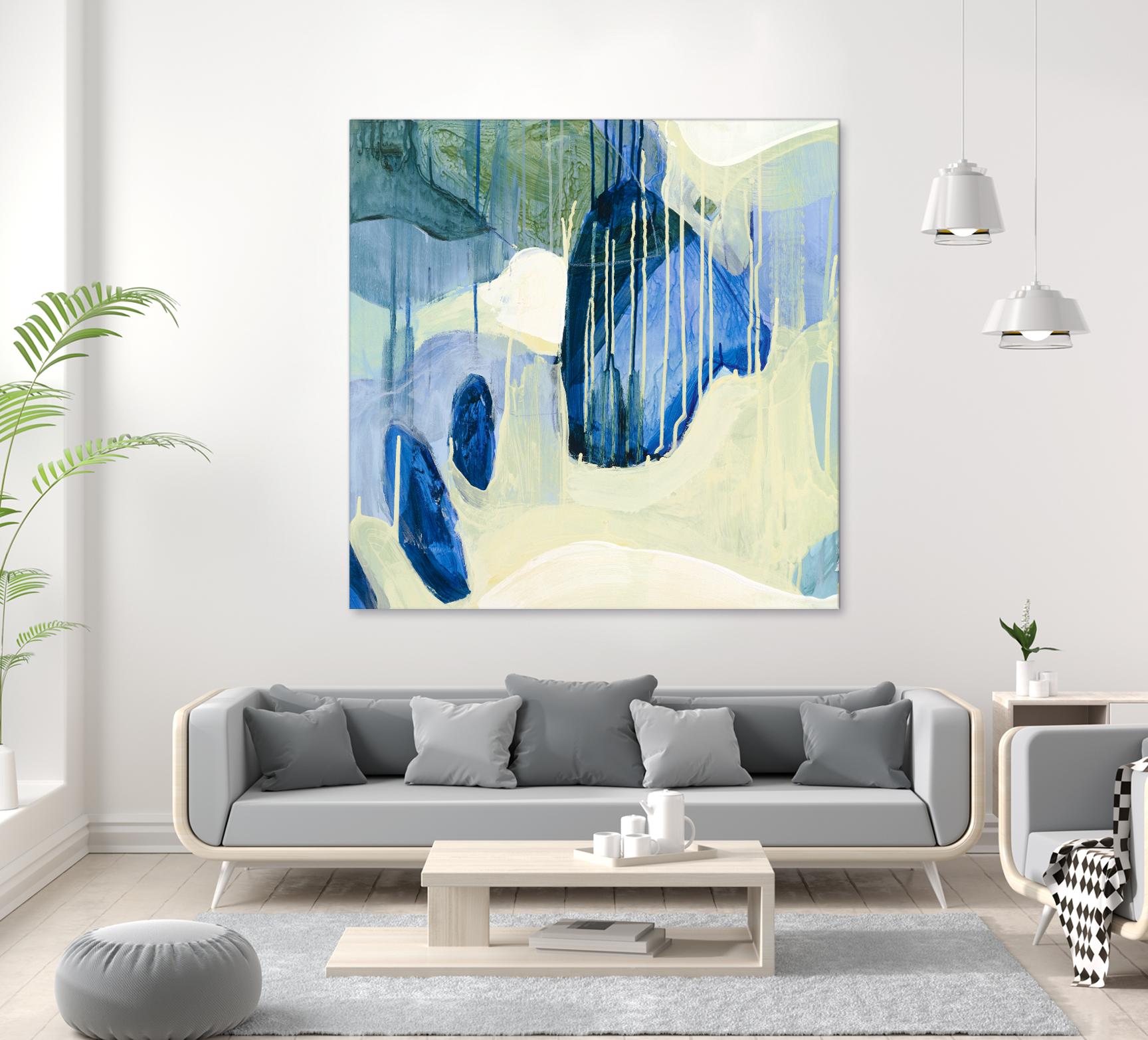 Summer Shower 1 by Glenn Allen on GIANT ART - yellow abstract