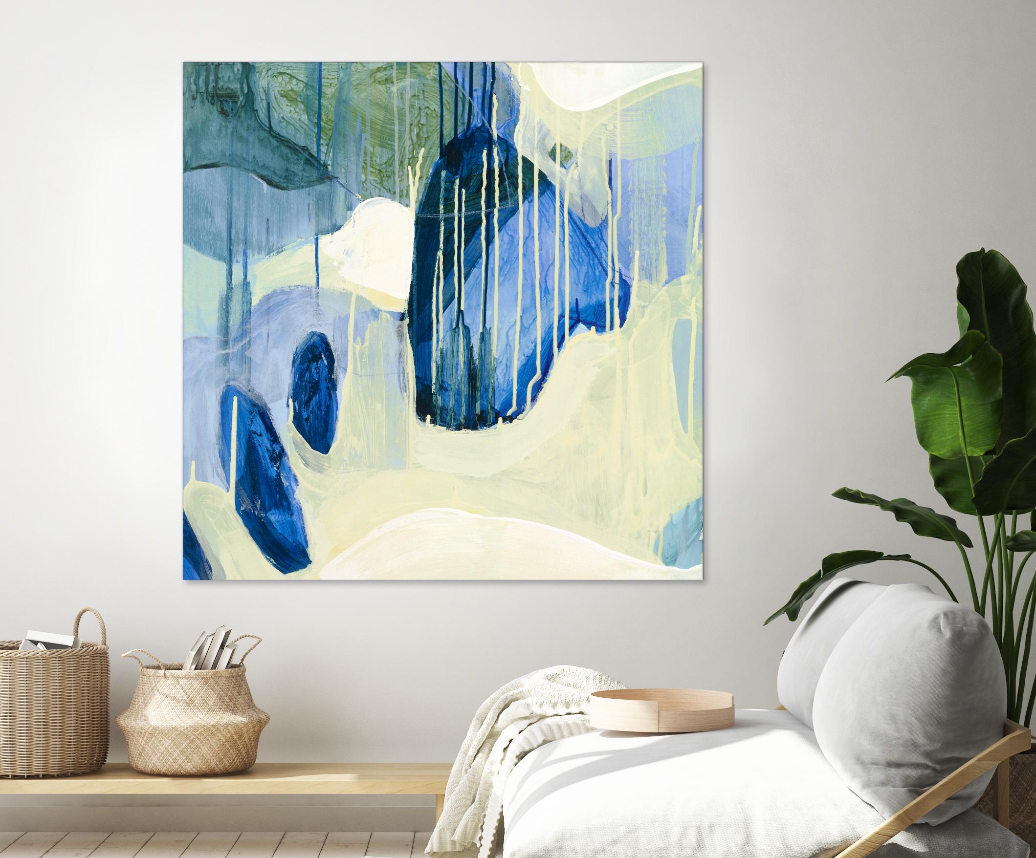 Summer Shower 1 by Glenn Allen on GIANT ART - yellow abstract