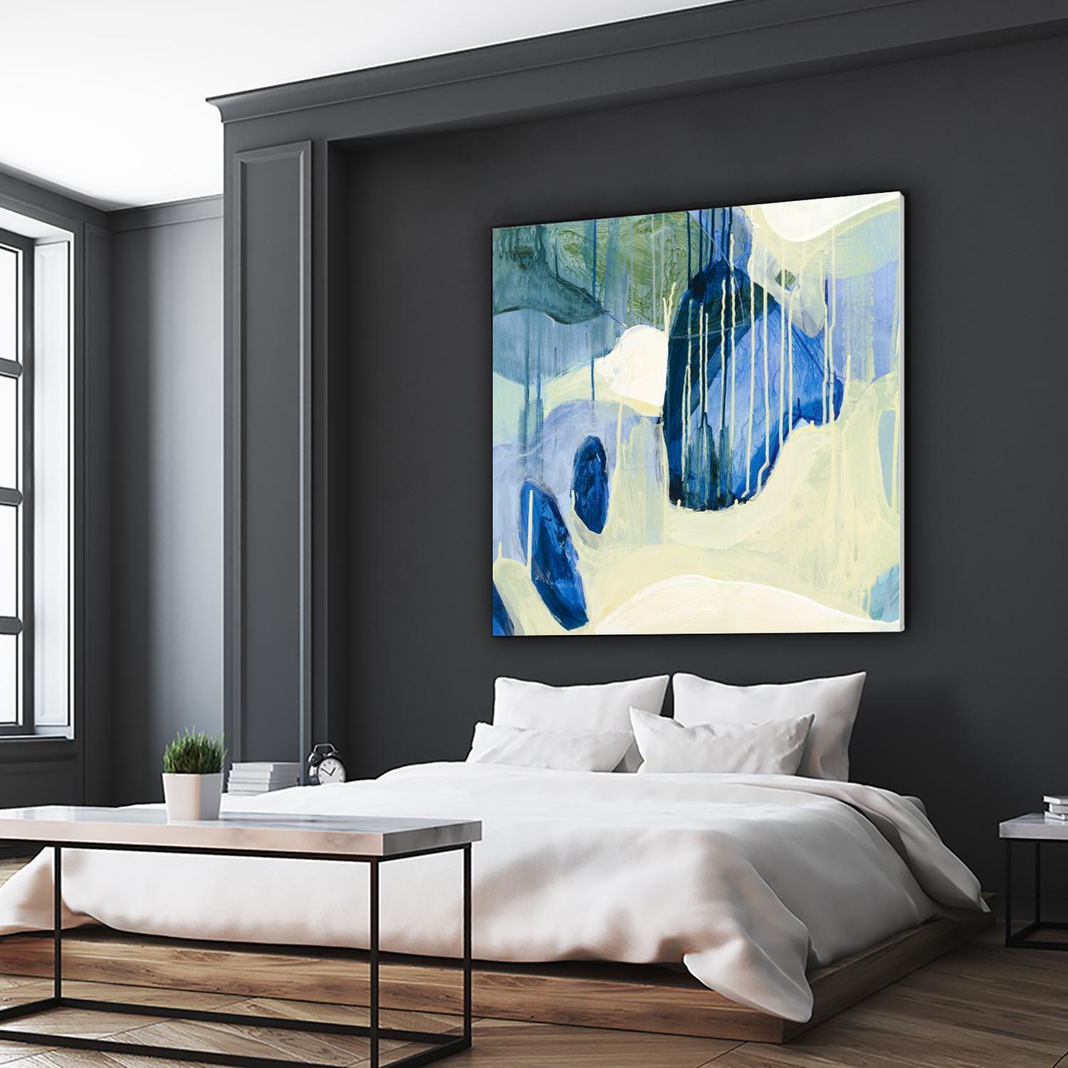 Summer Shower 1 by Glenn Allen on GIANT ART - yellow abstract