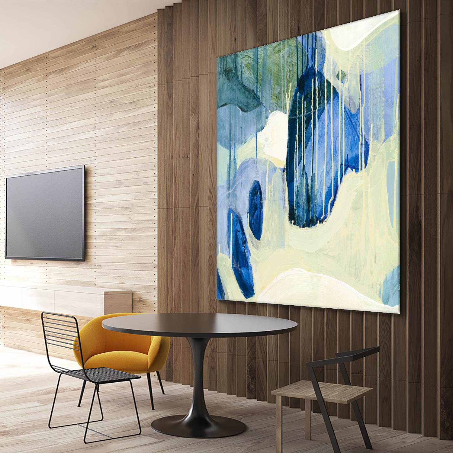 Summer Shower 1 by Glenn Allen on GIANT ART - yellow abstract