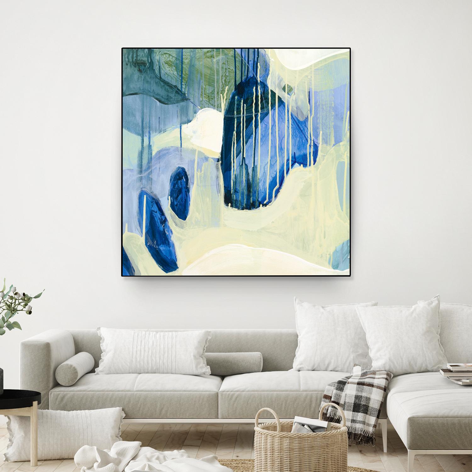 Summer Shower 1 by Glenn Allen on GIANT ART - yellow abstract