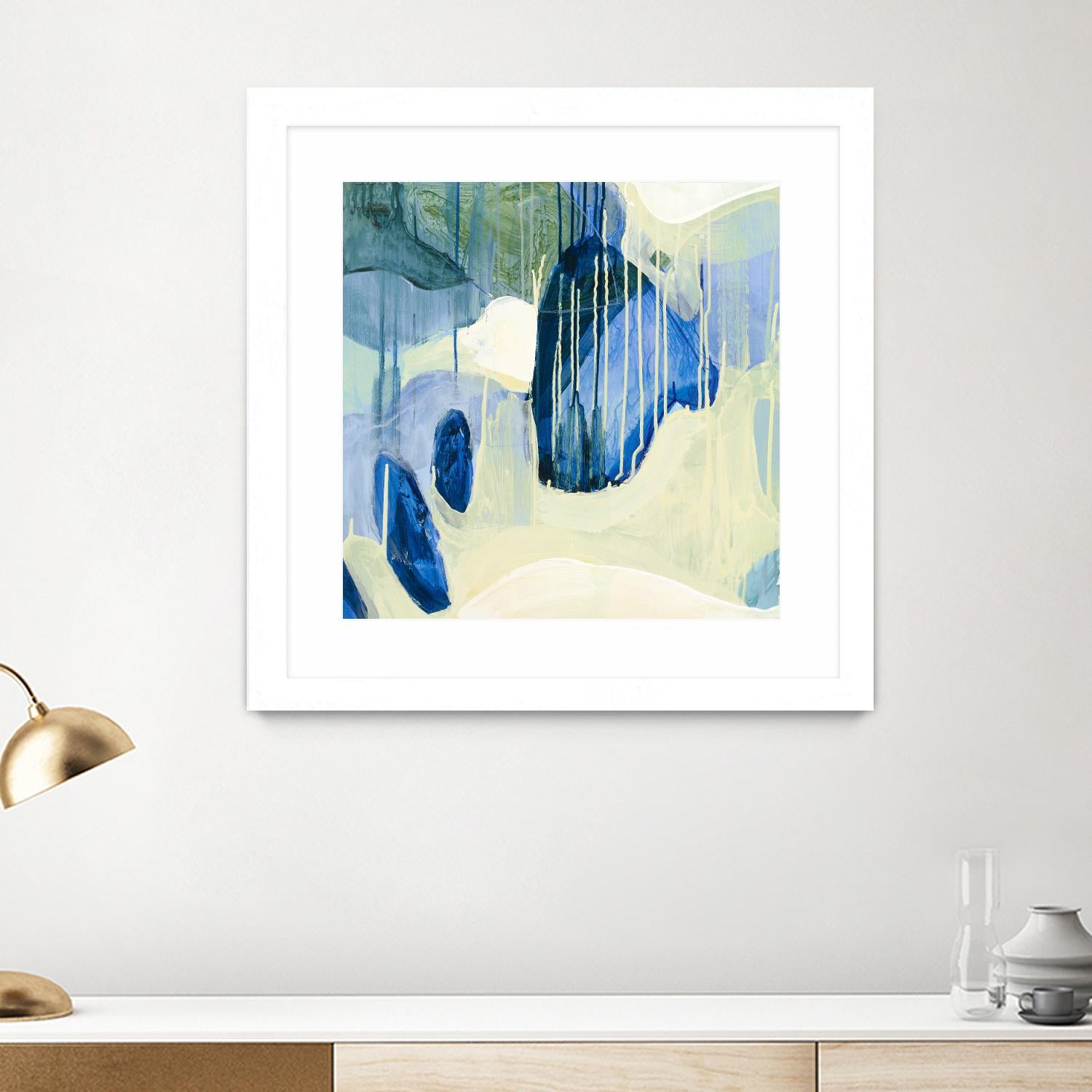 Summer Shower 1 by Glenn Allen on GIANT ART - yellow abstract