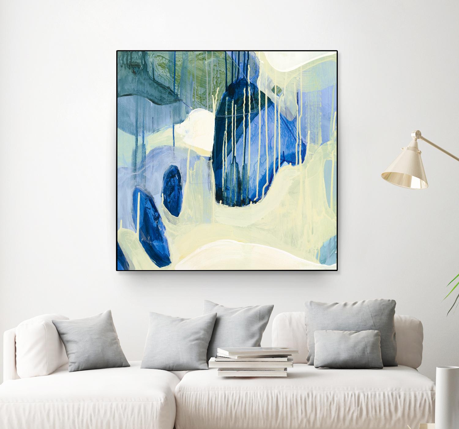 Summer Shower 1 by Glenn Allen on GIANT ART - yellow abstract