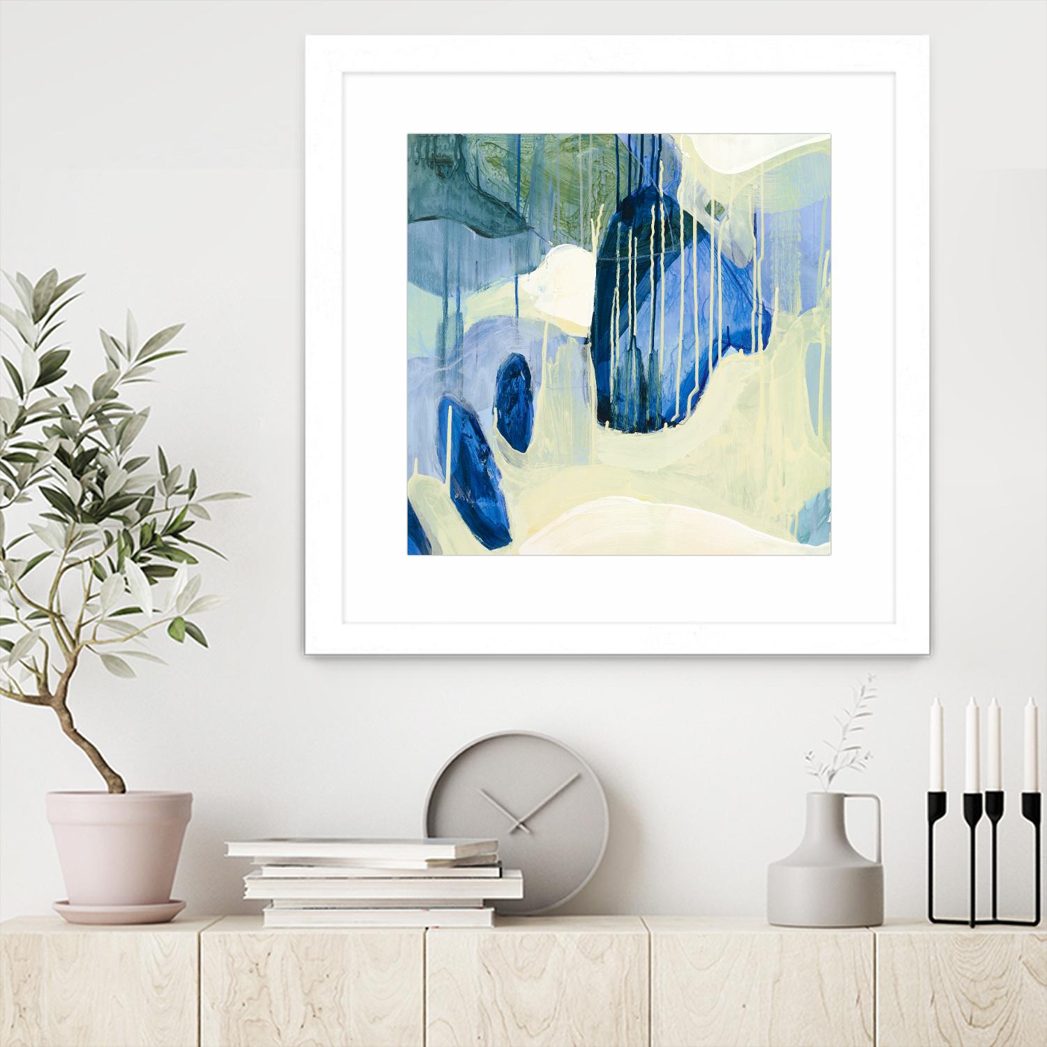 Summer Shower 1 by Glenn Allen on GIANT ART - yellow abstract