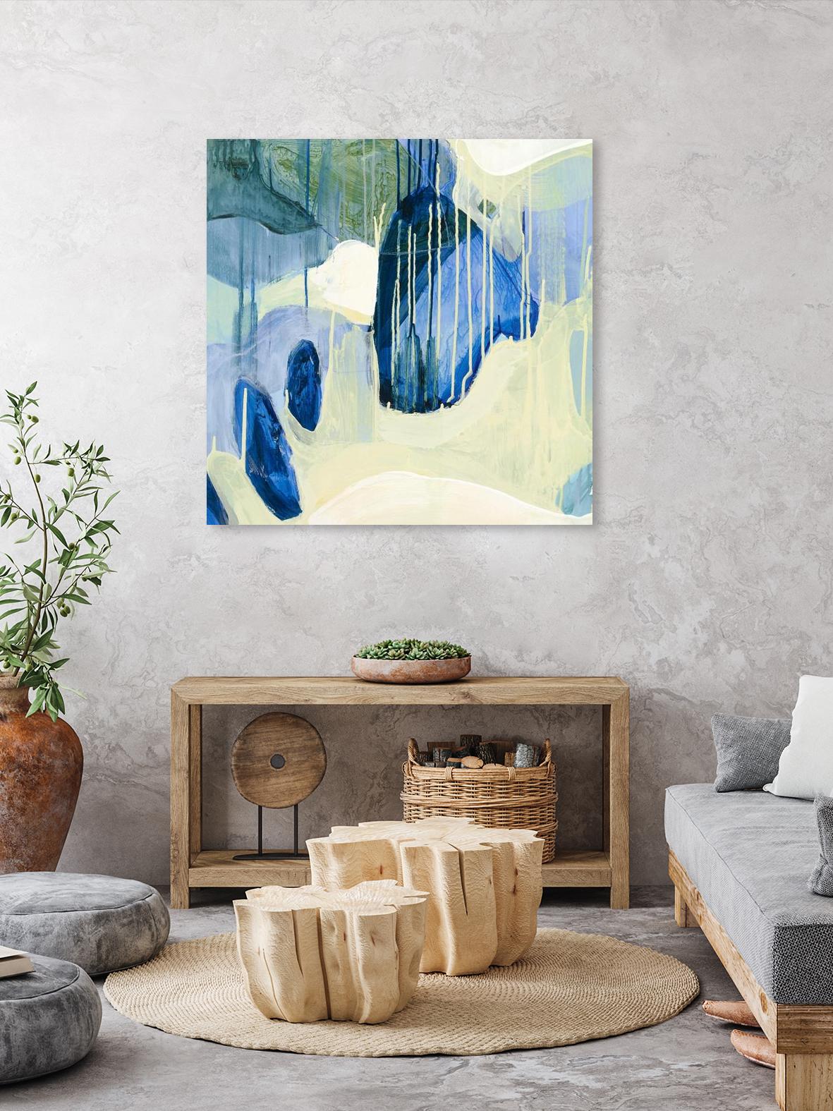 Summer Shower 1 by Glenn Allen on GIANT ART - yellow abstract