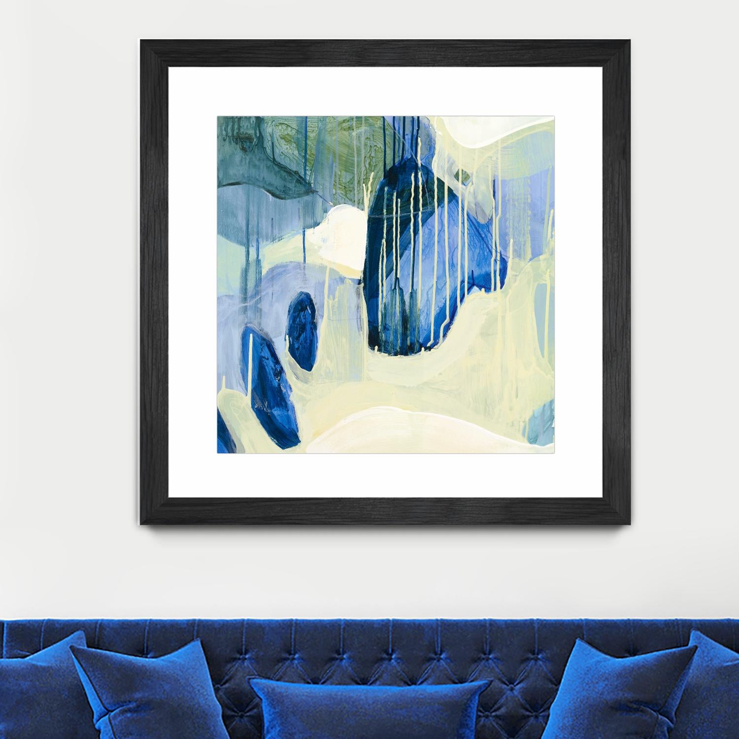 Summer Shower 1 by Glenn Allen on GIANT ART - yellow abstract