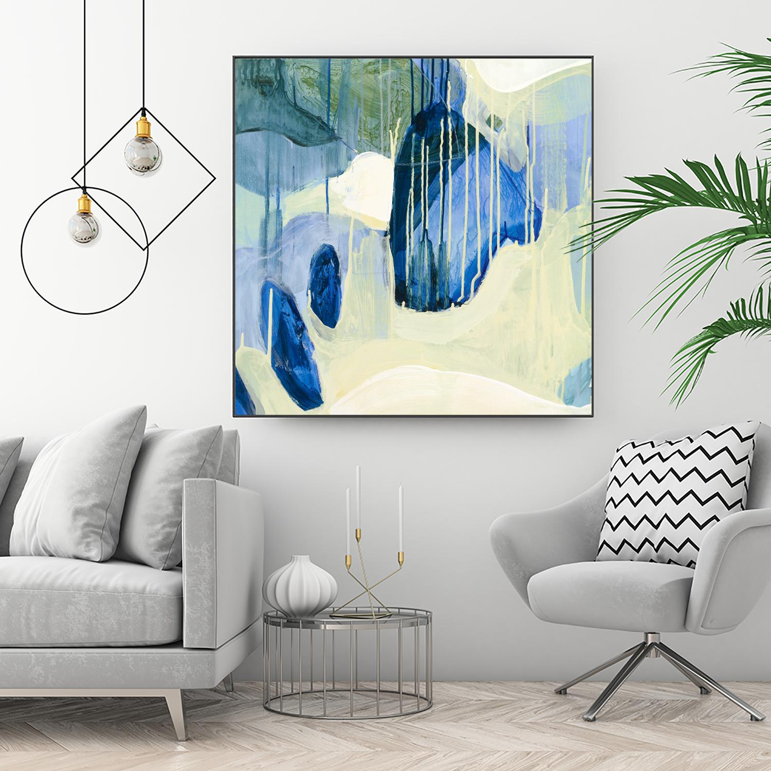 Summer Shower 1 by Glenn Allen on GIANT ART - yellow abstract