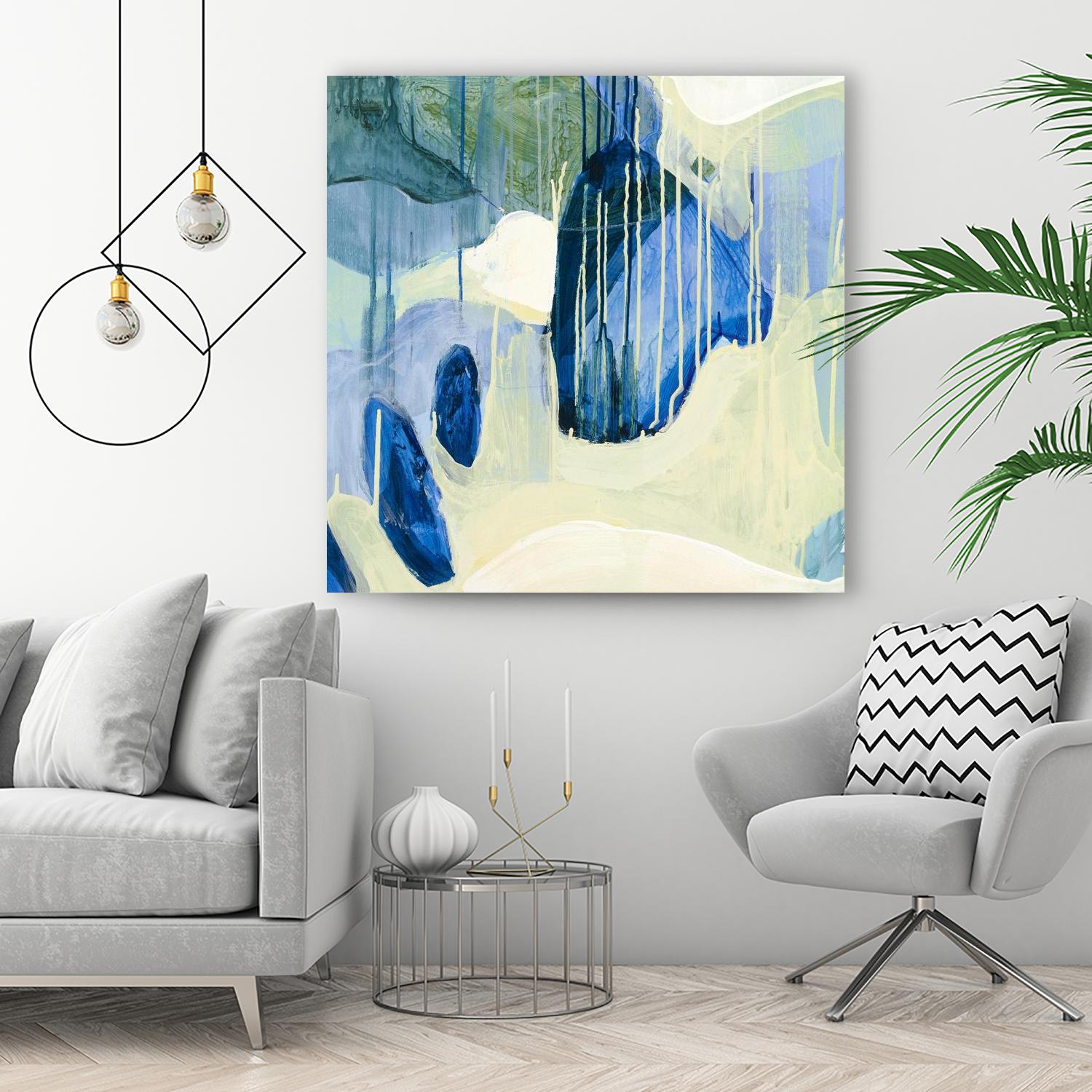 Summer Shower 1 by Glenn Allen on GIANT ART - yellow abstract